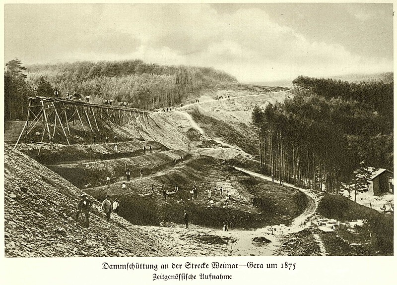 Historische Dammschuettung